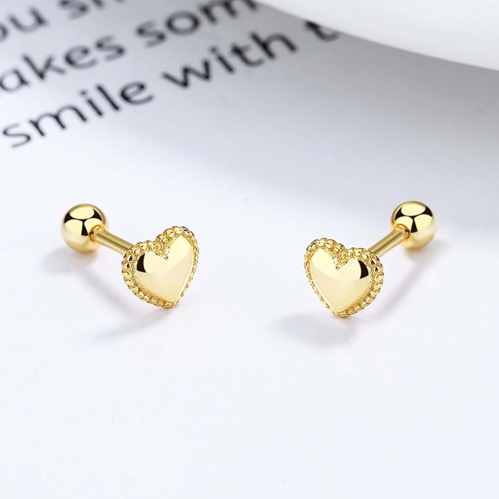 Lea Heart Studs