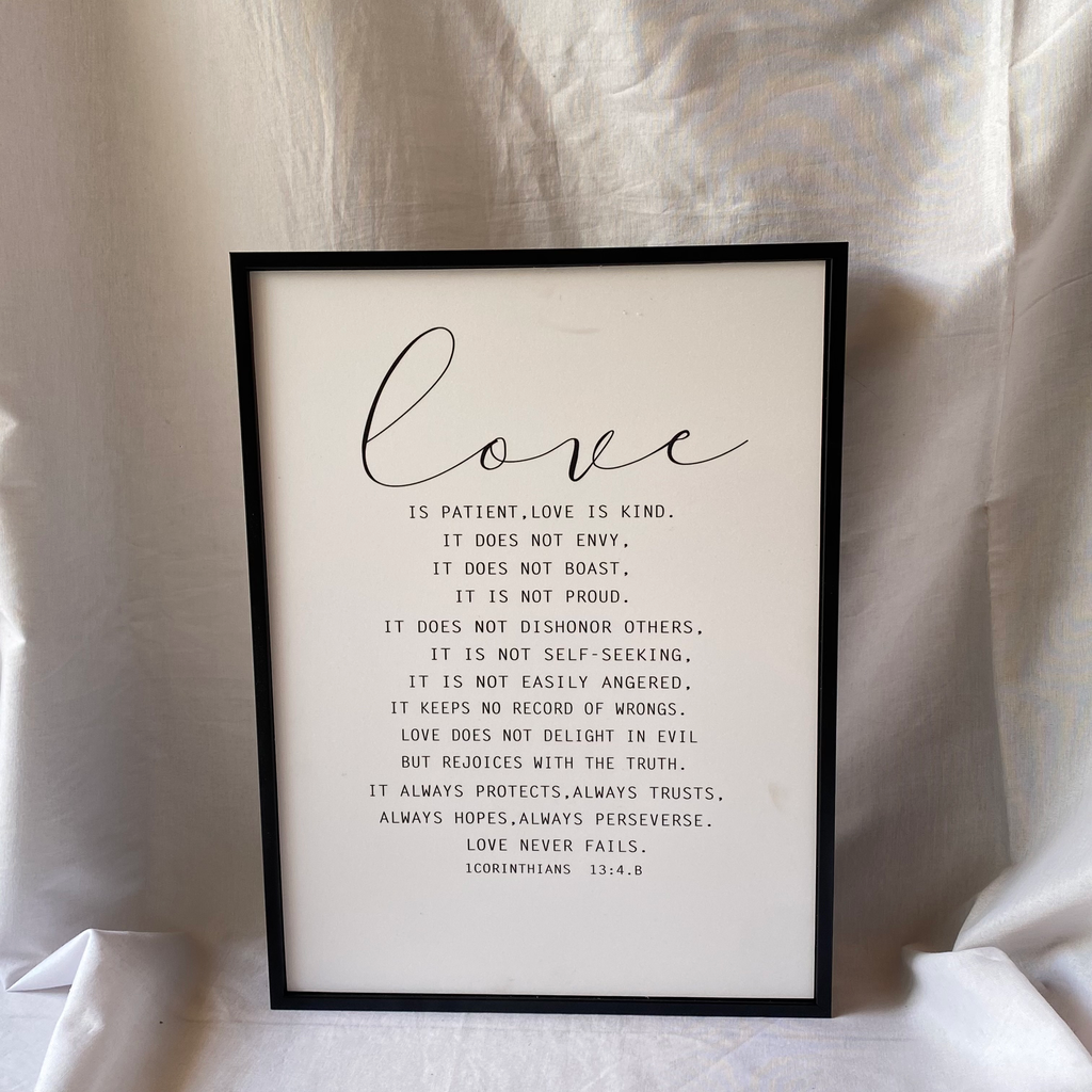Love Framed Print
