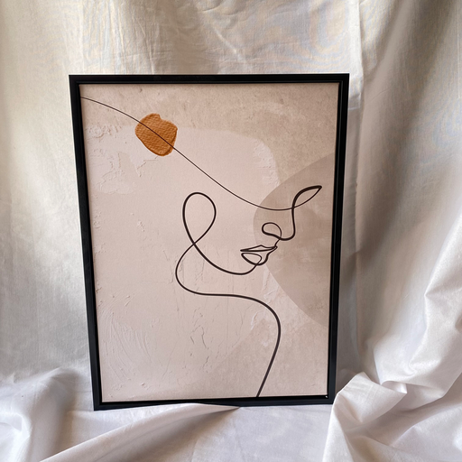Lady Framed Print